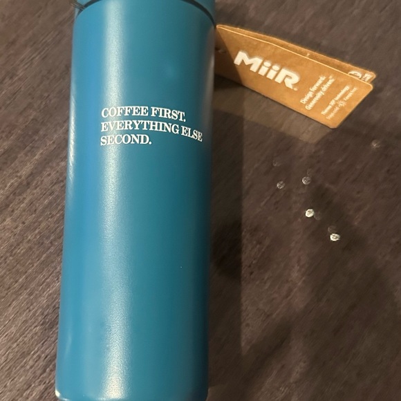 Stainless Steel,Blue,16 OZ Flip Traveler Leak proof lid.Miir (ordered by Peet’s) - Picture 9 of 12